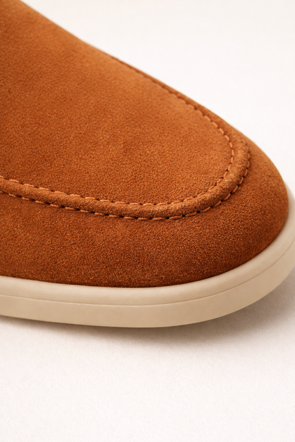 Leonis Suede Loafers Terracotta